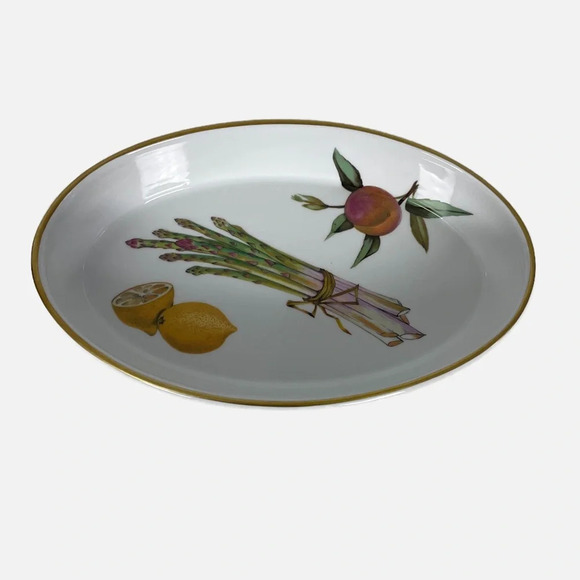 Royal Worcester Evesham Fine Porcelain Oven to Tableware Oval Serving Dish - Picture 1 of 7